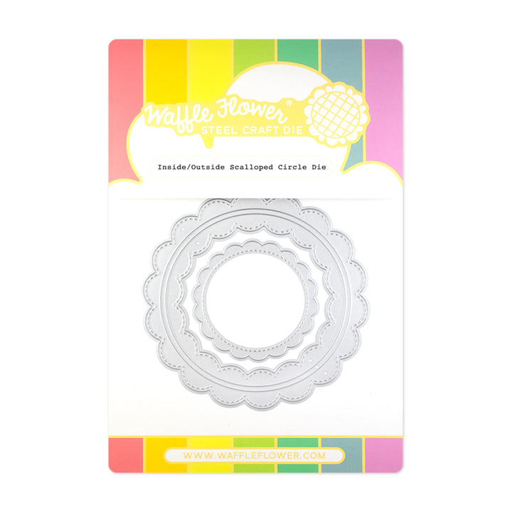 Inside Outside Scalloped Circle